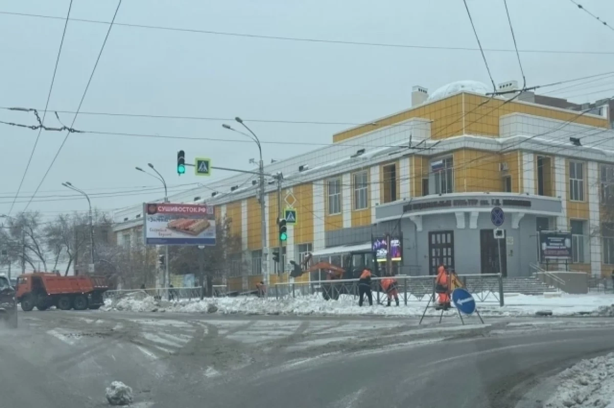 В Новосибирске вывезли более 20 тысяч кубометров снега с улиц города