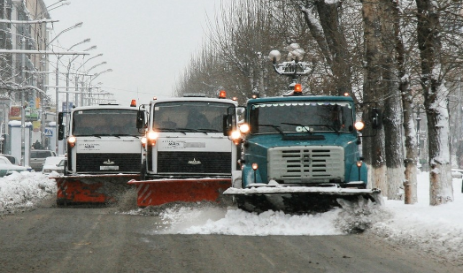 За сутки из Новосибирска вывезли более 14 тысяч кубометров снега