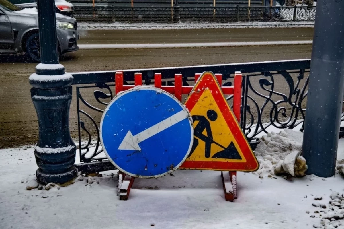 В Новосибирске продолжается ремонт Димитровского моста