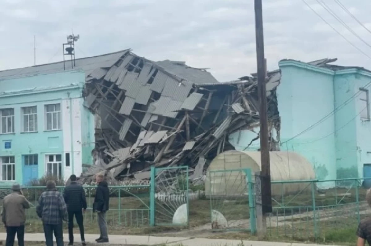 В Татарске строят новую школу на 550 мест после обрушения крыши в старой
