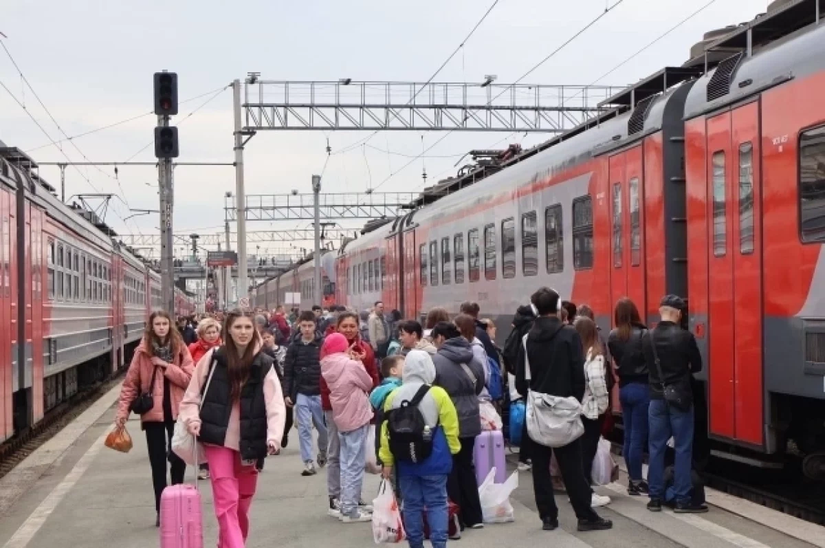 Электрички в Новосибирске перевезли на 2,3% больше пассажиров за год